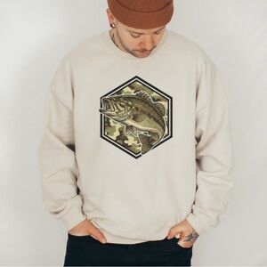 Bass Fish Camo Sweatshirt